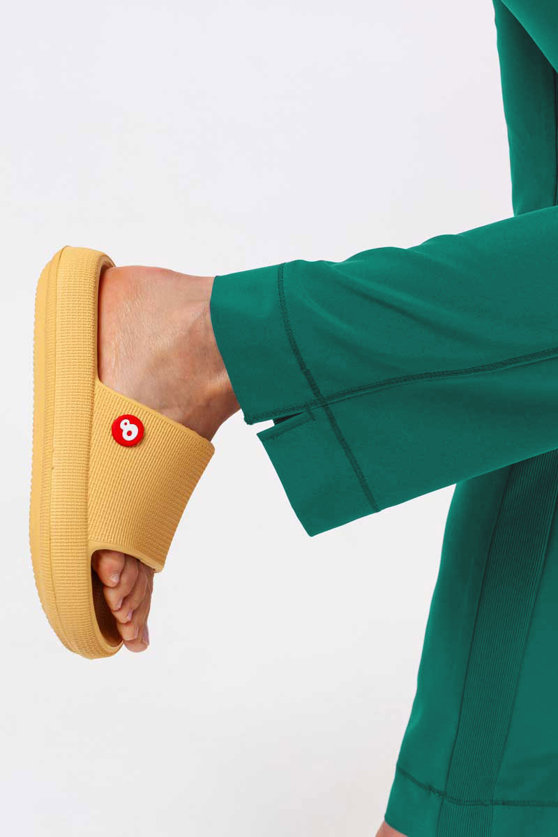 Dámské lékařské kalhoty Cherokee Infinity Slim Pull-on zelené-6