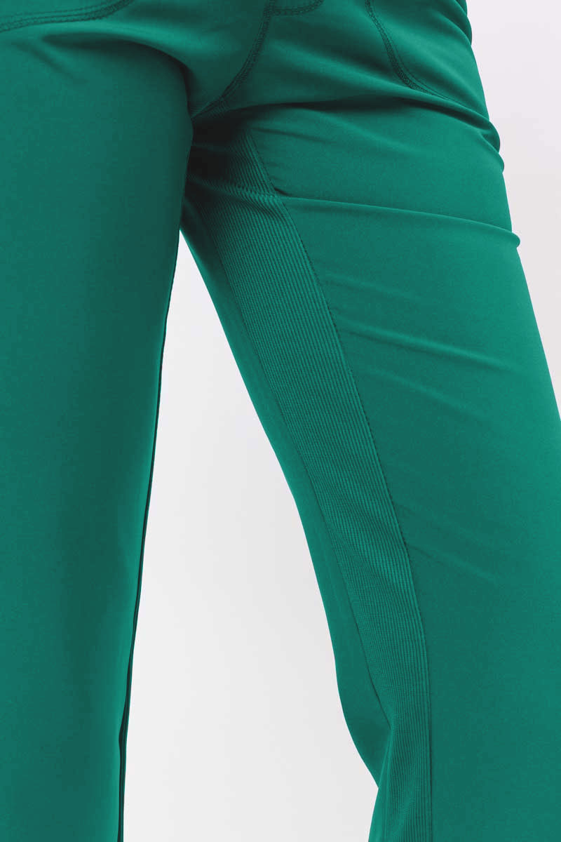 Dámské lékařské kalhoty Cherokee Infinity Slim Pull-on zelené-5