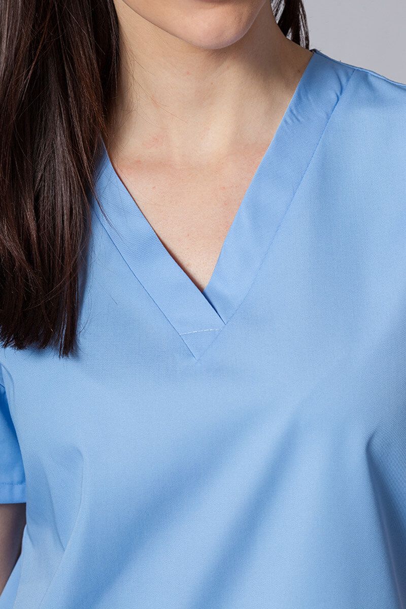 Lékařská dámská halena Sunrise Uniforms Basic Light modrá-2