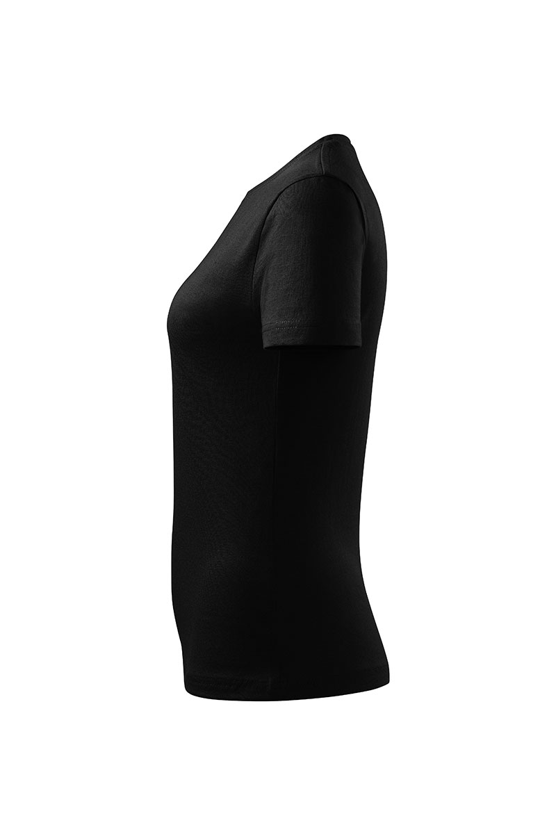 Dámské tričko s krátkým rukávem Malfini Basic černé-3