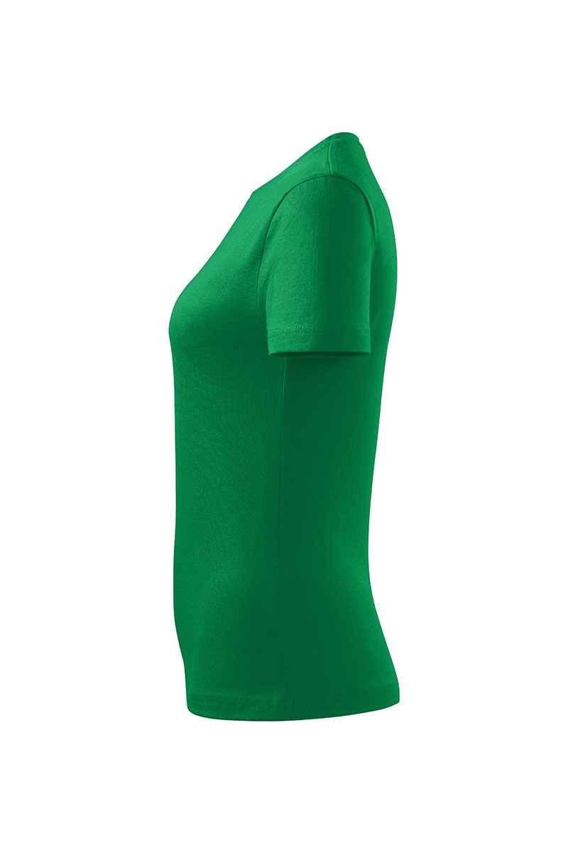 Dámské tričko s krátkým rukávem Malfini Basic zelené-3
