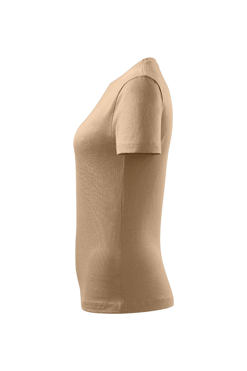 Dámské tričko s krátkým rukávem Malfini Basic béžové-3