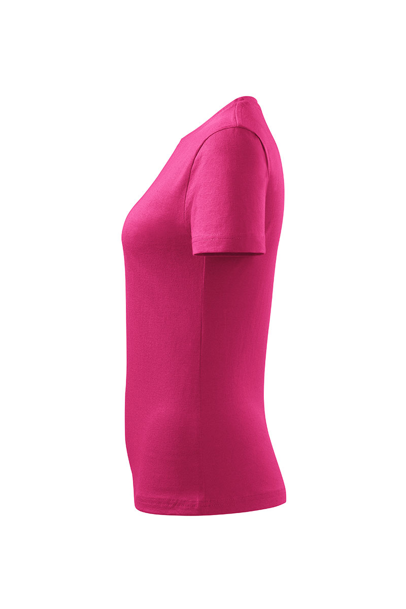 Dámské tričko s krátkým rukávem Malfini Basic malinové-3