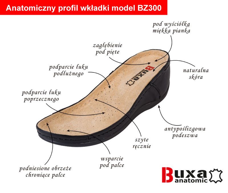 Zdravotnická obuv Buxa Anatomic BZ330 červená-7