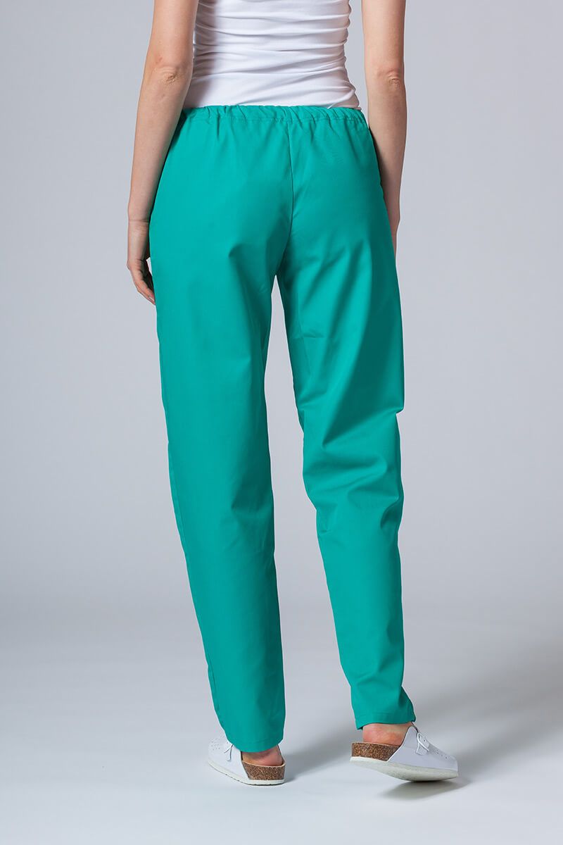 Dámské lékařské kalhoty Sunrise Uniforms Basic Regular zelené-1