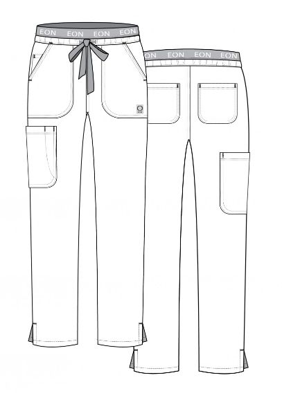 Dámské kalhoty Maevn EON Style třešňové-2