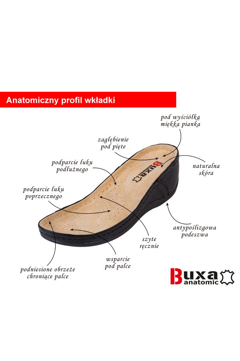 Zdravotnická obuv Buxa Anatomic BZ340 námořnická modř-6