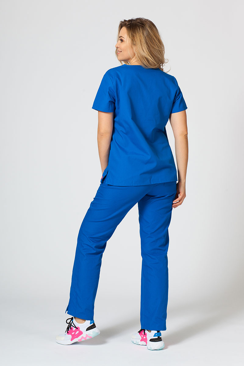 Lékařské kalhoty Maevn Red Panda královsky modré-6