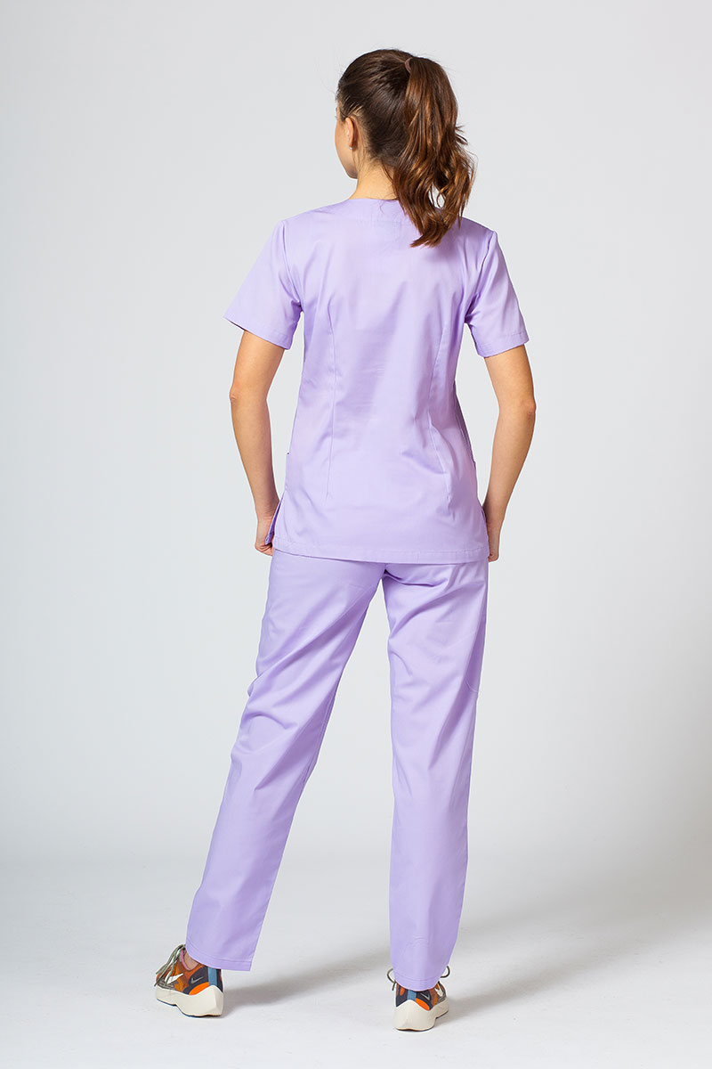 Lékařská dámská halena Sunrise Uniforms Basic Light levandulová-3