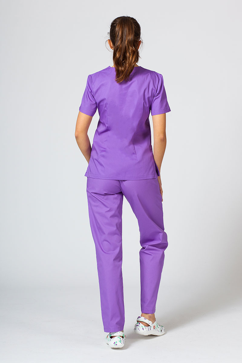 Lékařská dámská halena Sunrise Uniforms Basic Light fialová-4