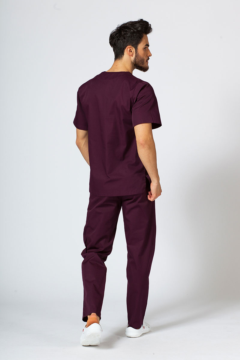 Univerzální lékařská halena Sunrise Uniforms burgundová-3