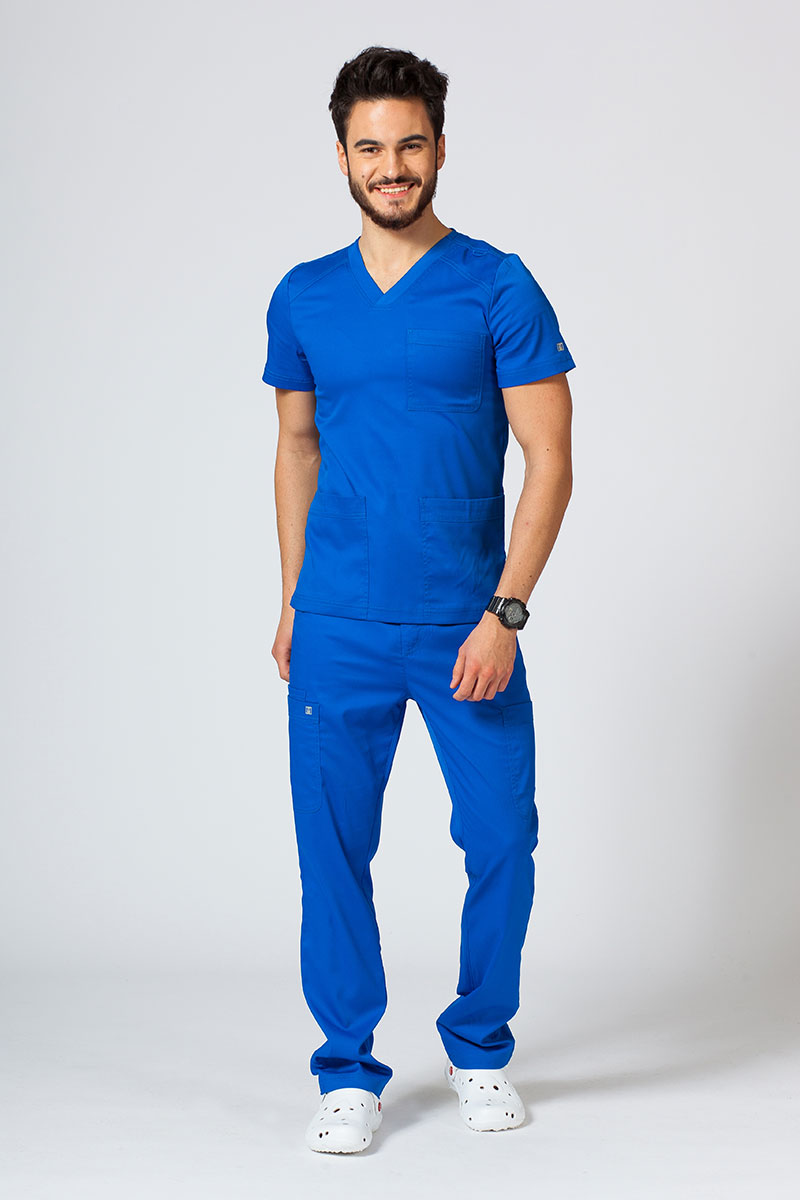 Lékařské kalhoty Maevn Matrix Men Classic královsky modré-7