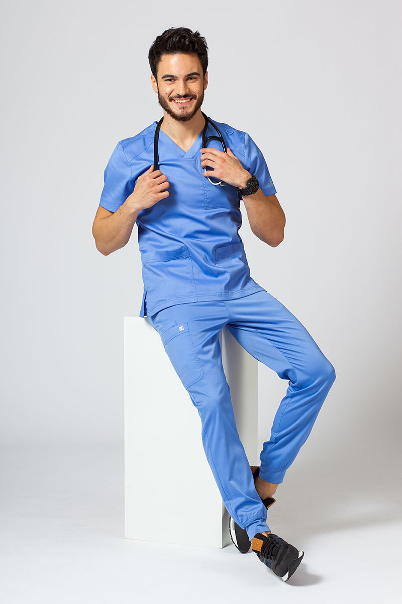 Lékařské kalhoty Maevn Matrix Men klasicky jogger modré-1