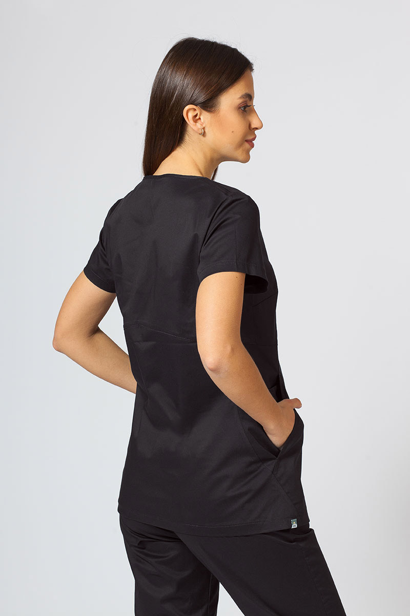 Dámská zdravotní halena Sunrise Uniforms Kangaroo (elastická), černá-4