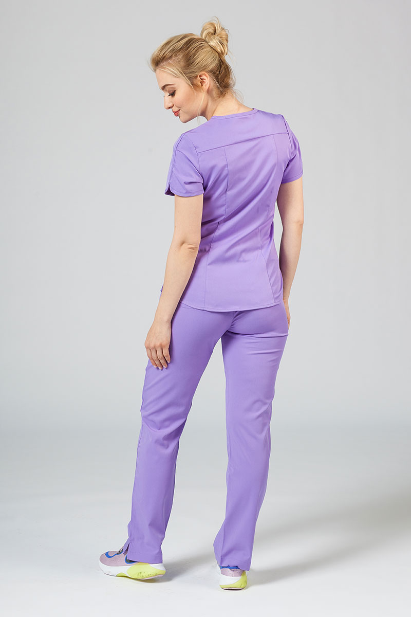 Lékařská souprava Adar Uniforms Yoga levandulová (s halenou Modern - elastic)-1