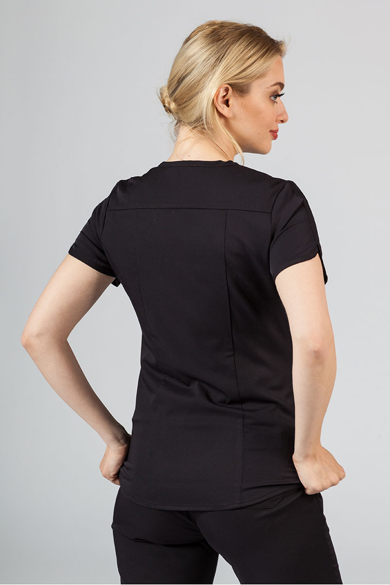 Lékařská souprava Adar Uniforms Yoga černá (s halenou Modern - elastic)-4