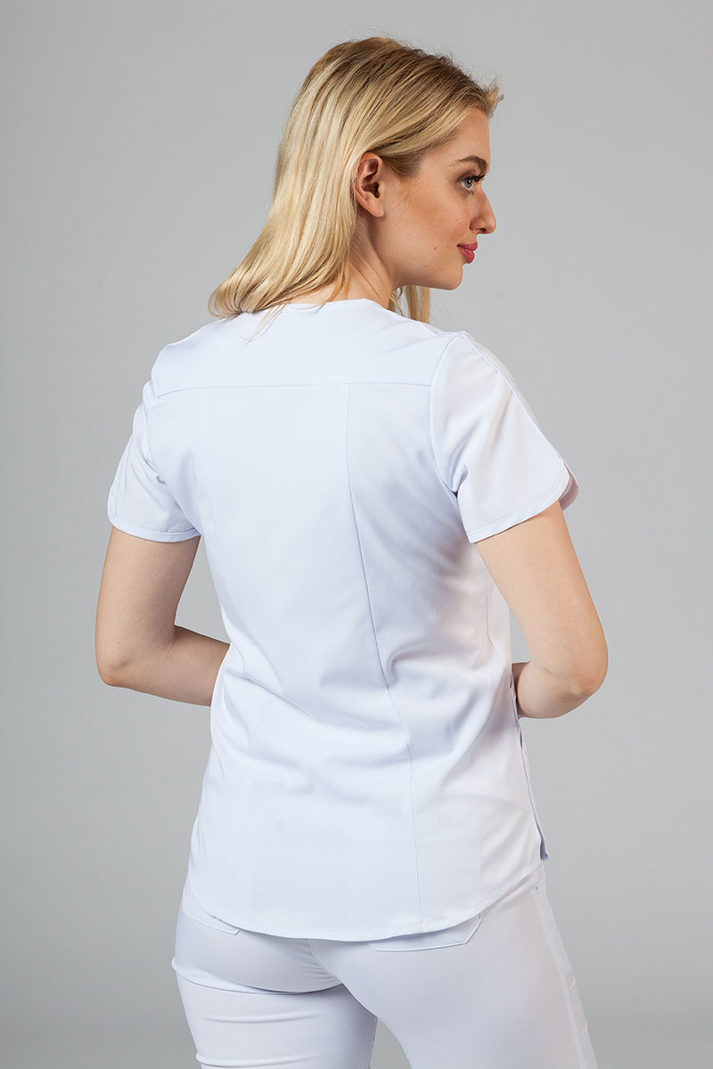 Lékařská souprava Adar Uniforms Yoga bílá (s halenou Modern - elastic)-3
