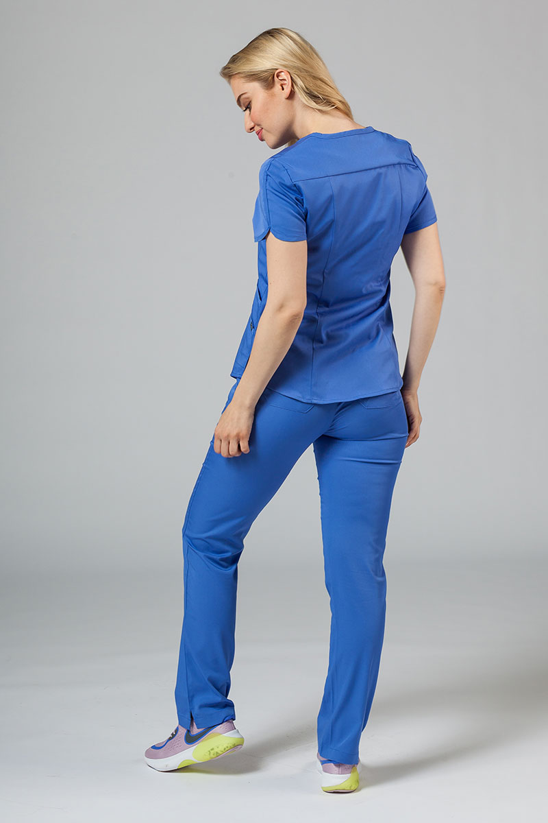 Dámské kalhoty Adar Uniforms Leg Yoga klasicky modré-3