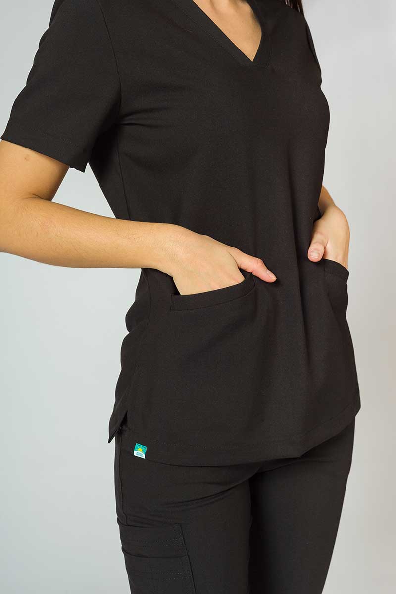 Lékařská souprava Sunrise Uniforms Premium (halena Joy, kalhoty Chill) černá-4