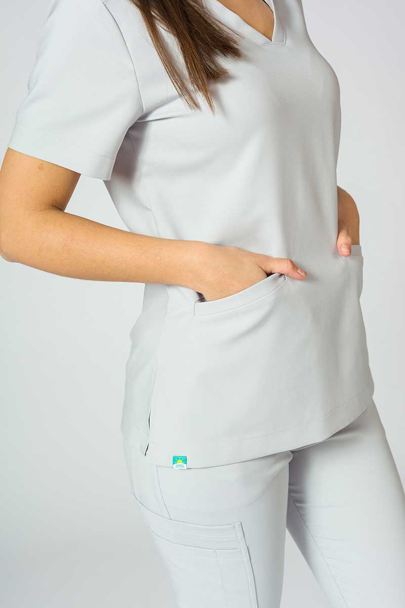 Lékařská souprava Sunrise Uniforms Premium (halena Joy, kalhoty Chill) světle šedá-5