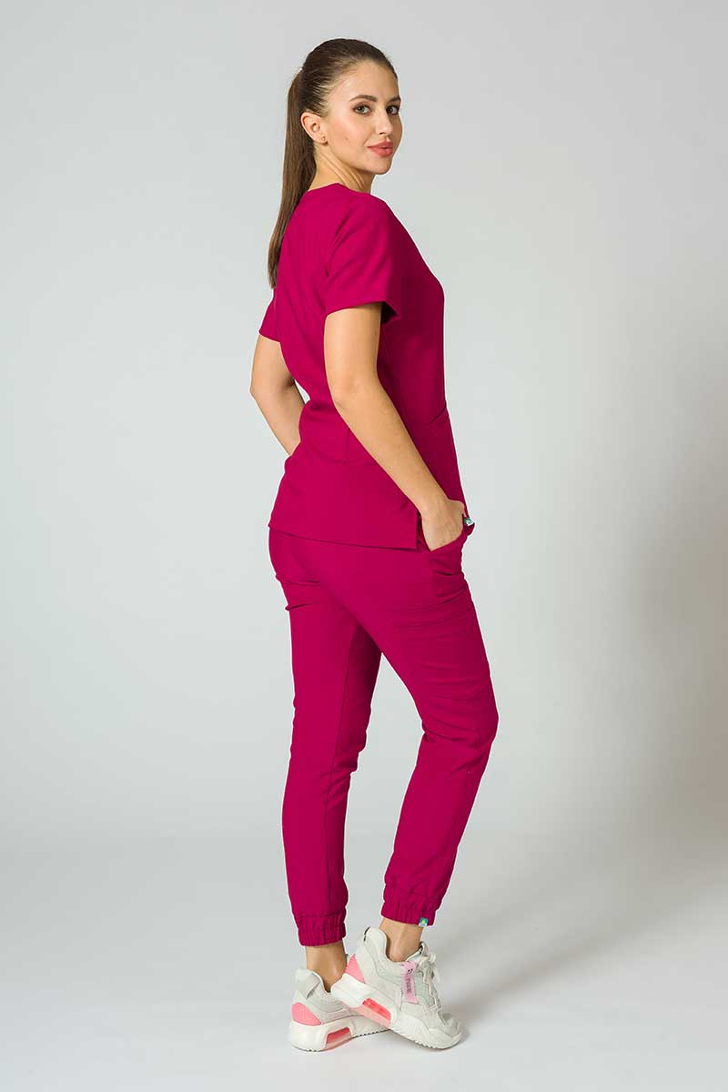 Dámské kalhoty Sunrise Uniforms Premium Chill jogger švestkové-1