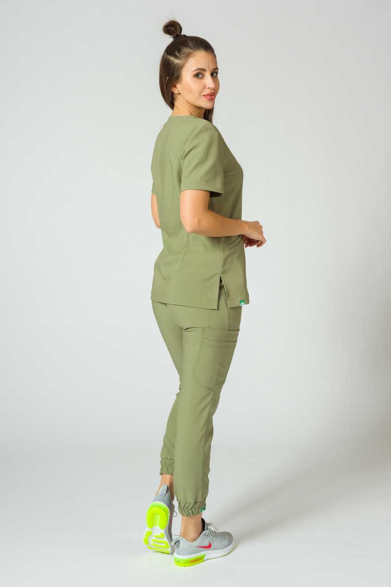 Lékařská souprava Sunrise Uniforms Premium (halena Joy, kalhoty Chill) olivková-2