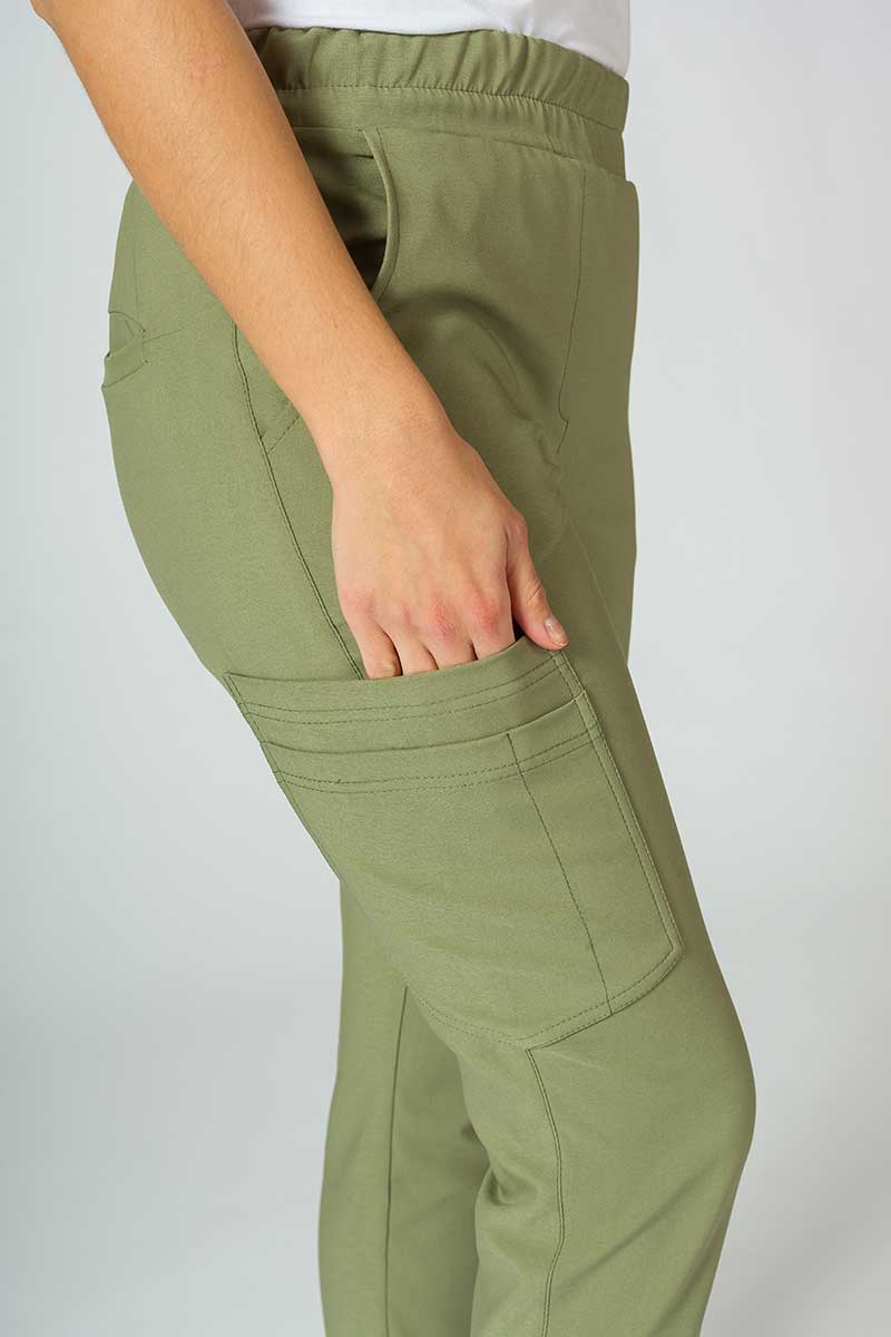 Lékařská souprava Sunrise Uniforms Premium (halena Joy, kalhoty Chill) olivková-12