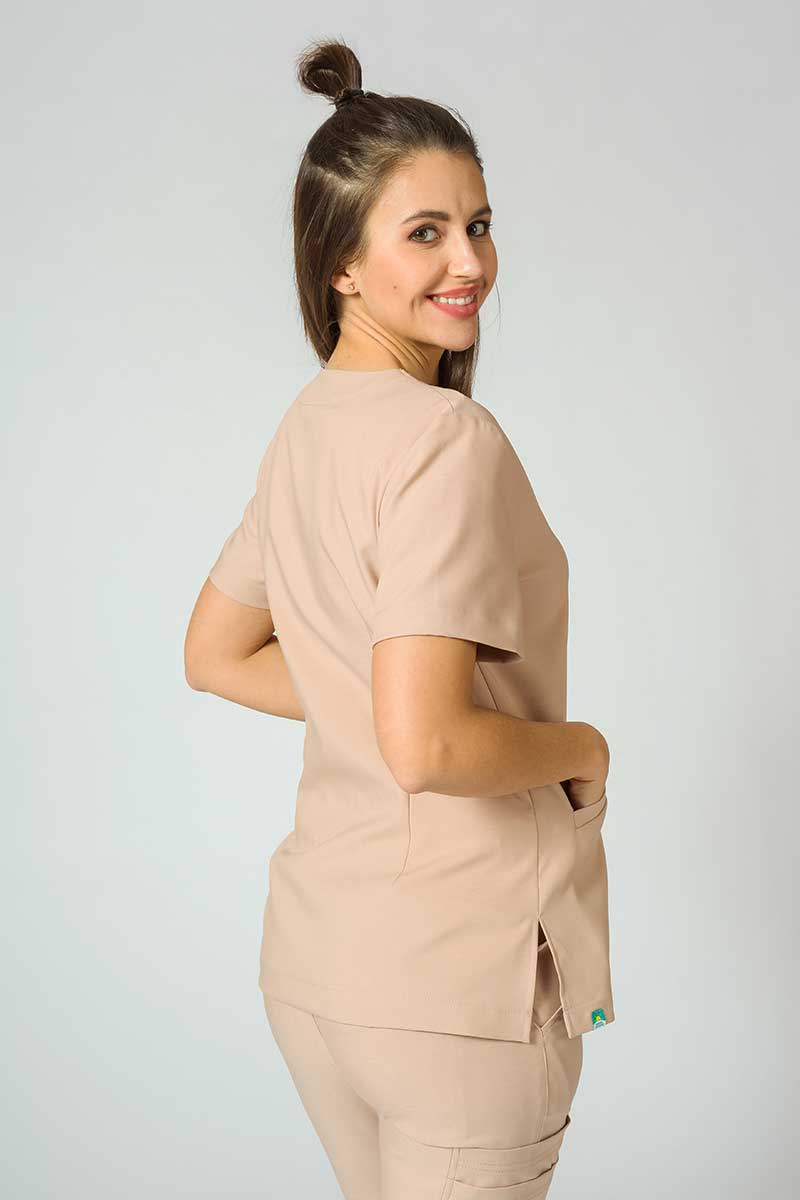 Lékařská souprava Sunrise Uniforms Premium (halena Joy, kalhoty Chill) béžová-5