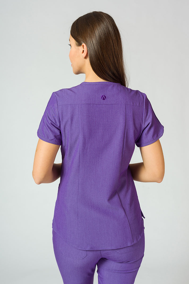 Lékařská souprava Adar Uniforms Yoga fialová (s halenou Modern - elastic)-5