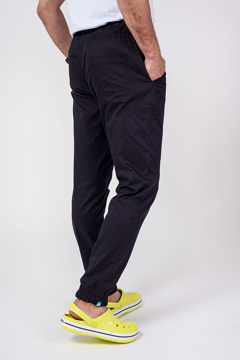Pánská lékařská souprava Sunrise Uniforms Active (bluza Flex, spodnie Flow) černá-7