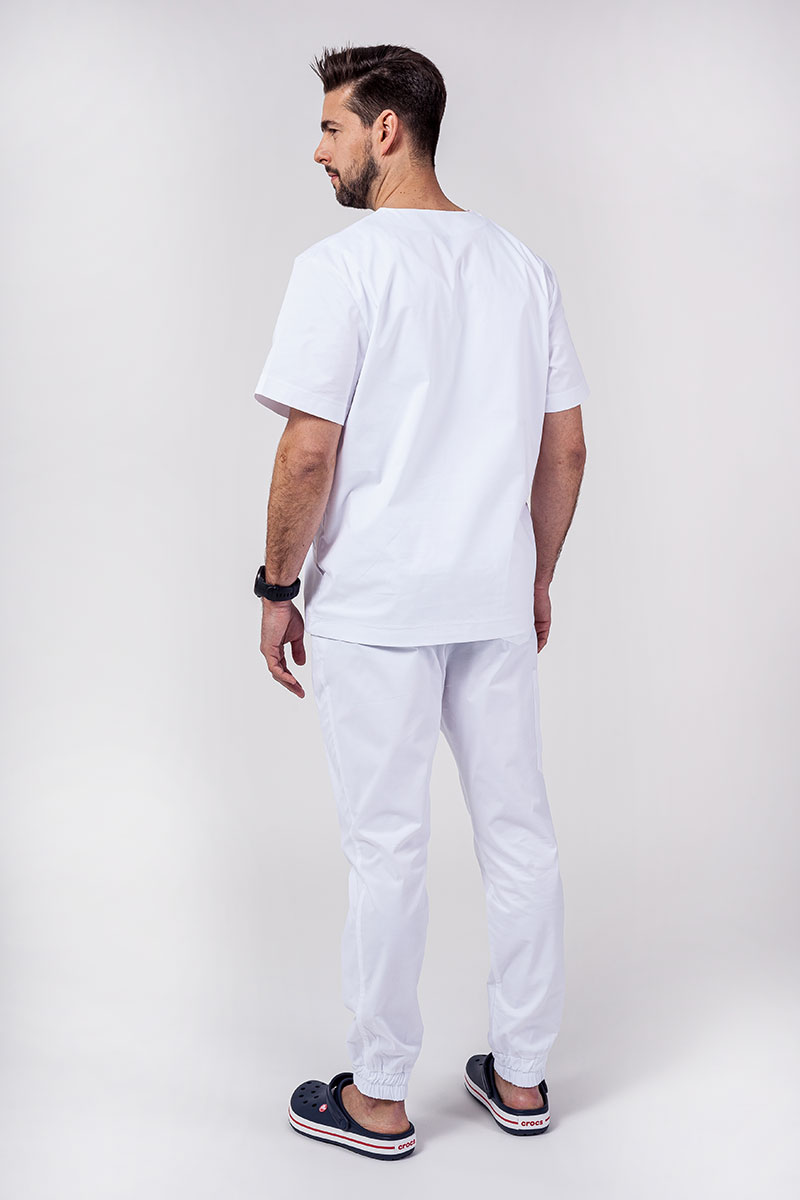 Pánské kalhoty Sunrise Uniforms Active Flow bílé-3