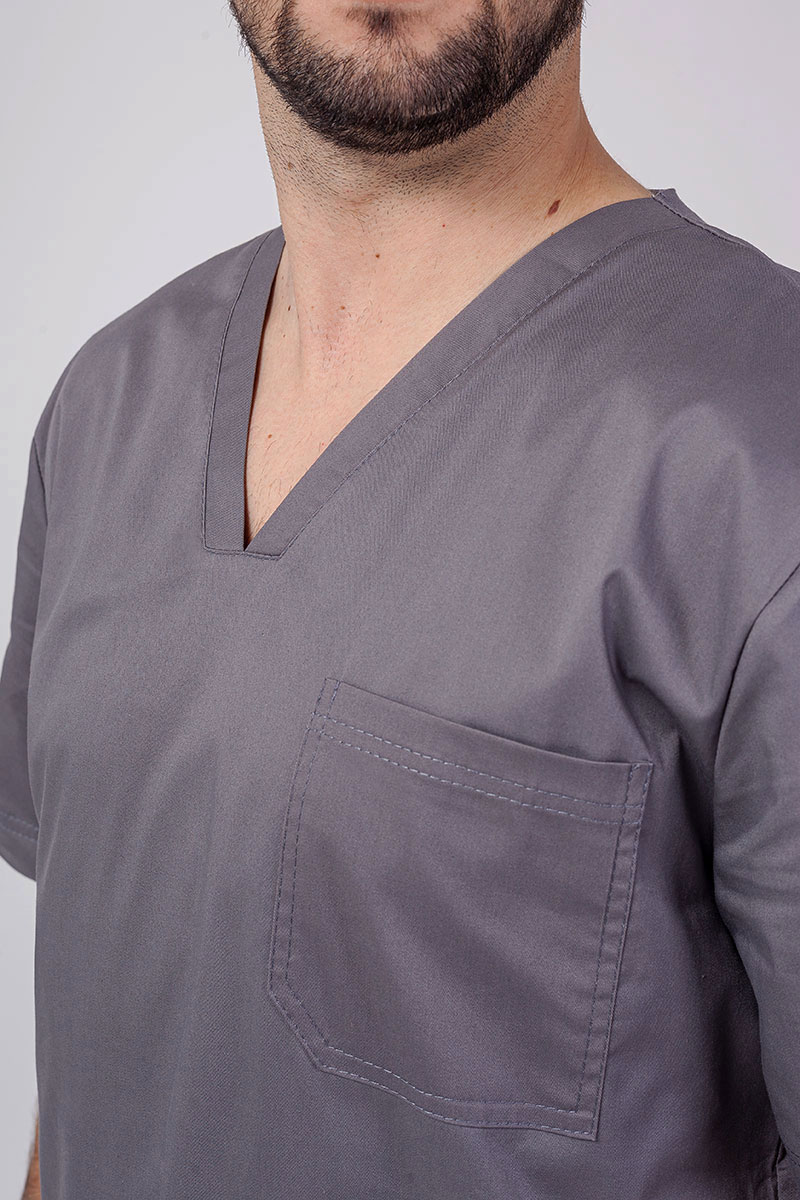 Pánská lékařská souprava Sunrise Uniforms Active (bluza Flex, spodnie Flow) šedá-4