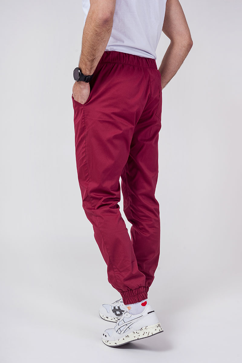 Pánská lékařská souprava Sunrise Uniforms Active (halena Flex, kalhoty Flow) třešňová-7