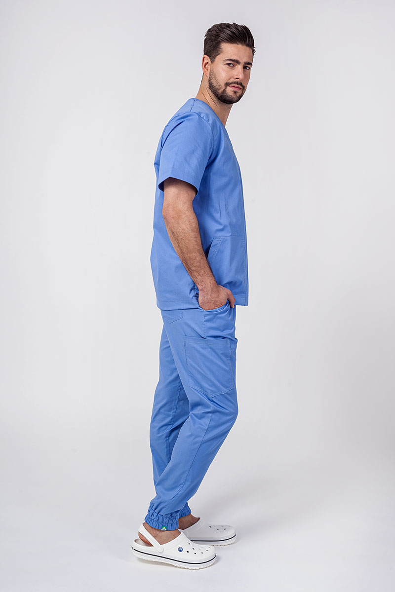 Pánské kalhoty Sunrise Uniforms Active Flow modré-6