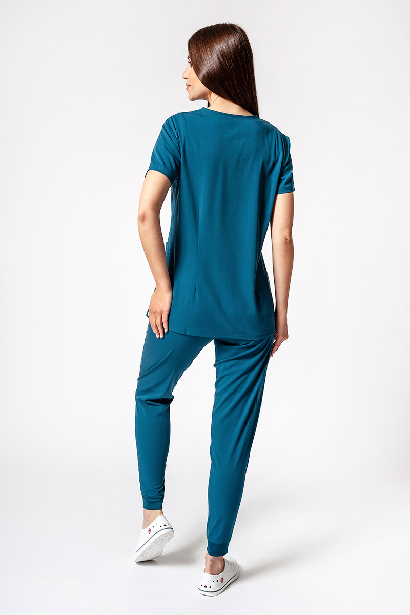 Dámské kalhoty Adar Uniforms Ultimate Yoga Jogger karaibsky modré-7