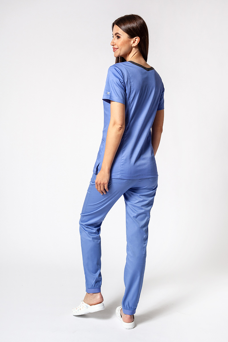 Dámské lékařské kalhoty Maevn Matrix semi-jogger klasicky modré-8