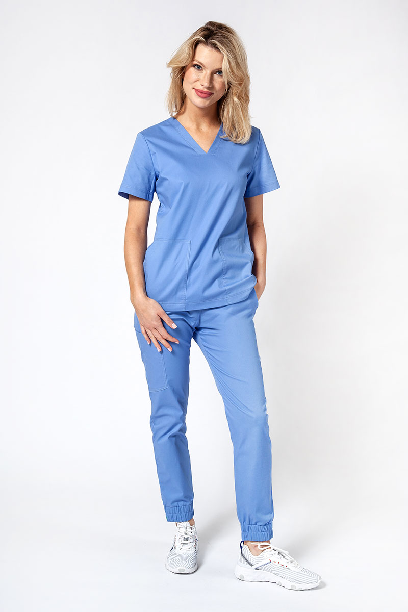 Dámské lékařské kalhoty Sunrise Uniforms Active Air jogger klasicky modré-5