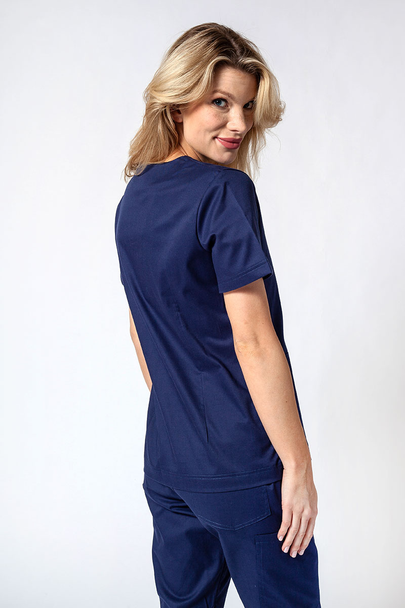 Dámska lékařská souprava Sunrise Uniforms Active III (halena Bloom, kalhoty Air) námořnická modř-3