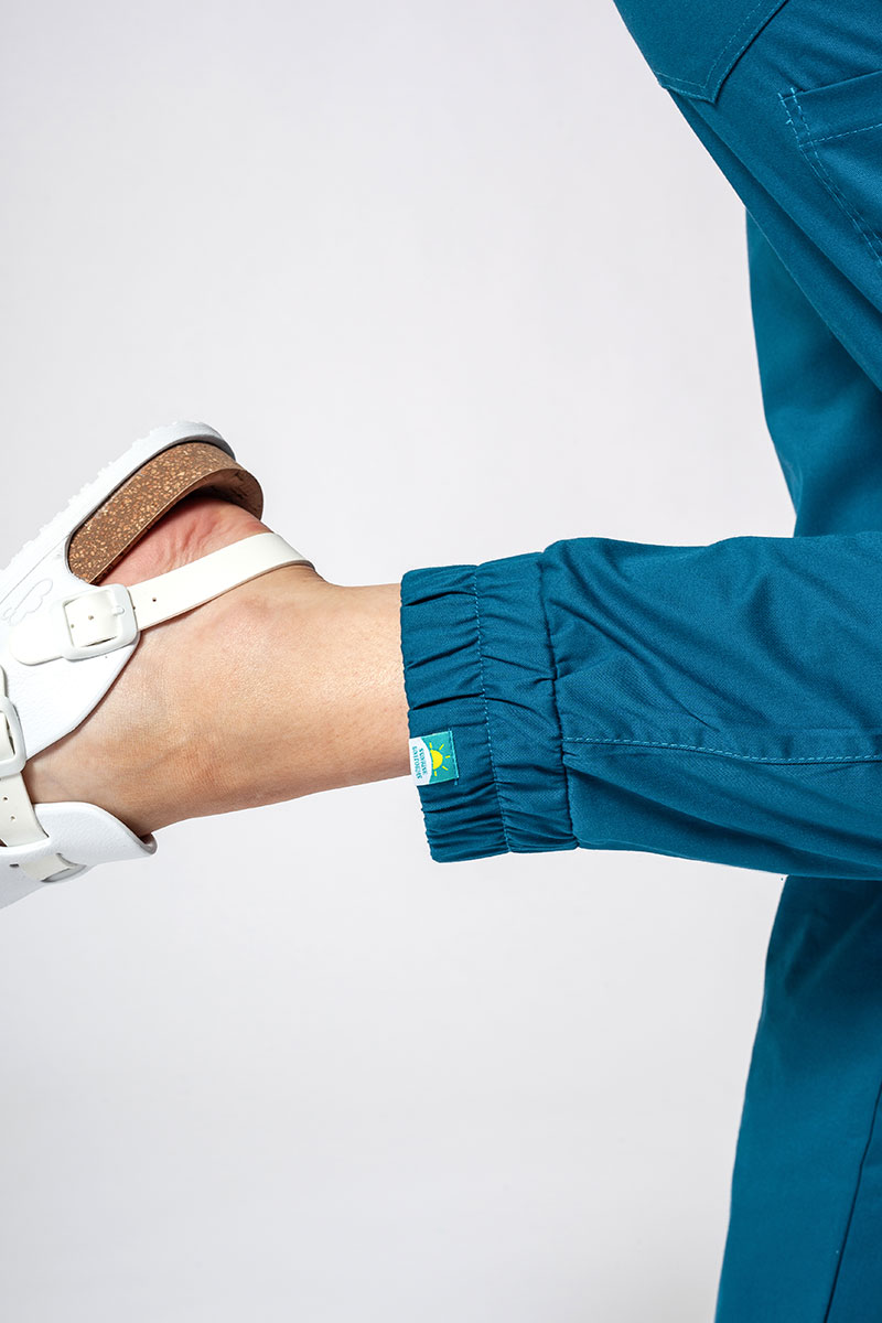 Dámska lékařská souprava Sunrise Uniforms Active III (halena Bloom, kalhoty Air) karaibsky modrá-11