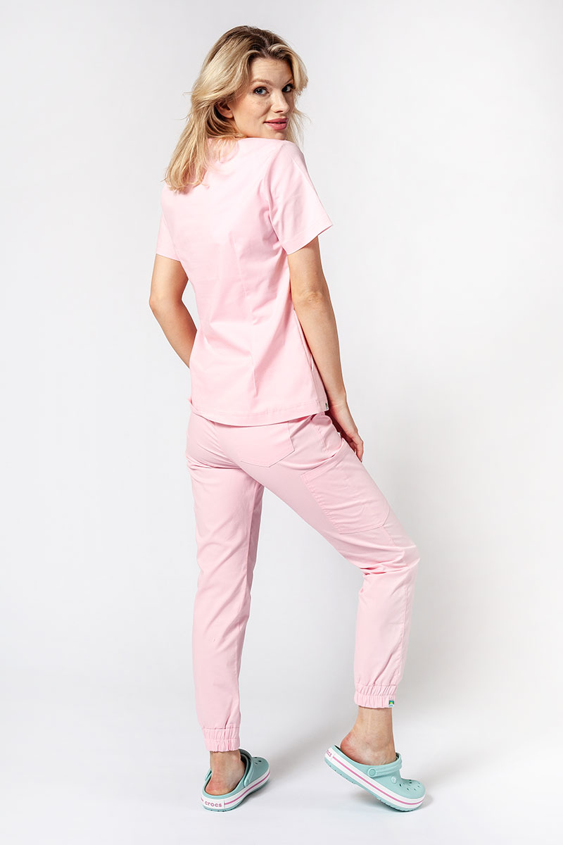 Dámska lékařská souprava Sunrise Uniforms Active III (halena Bloom, kalhoty Air) růžová-1