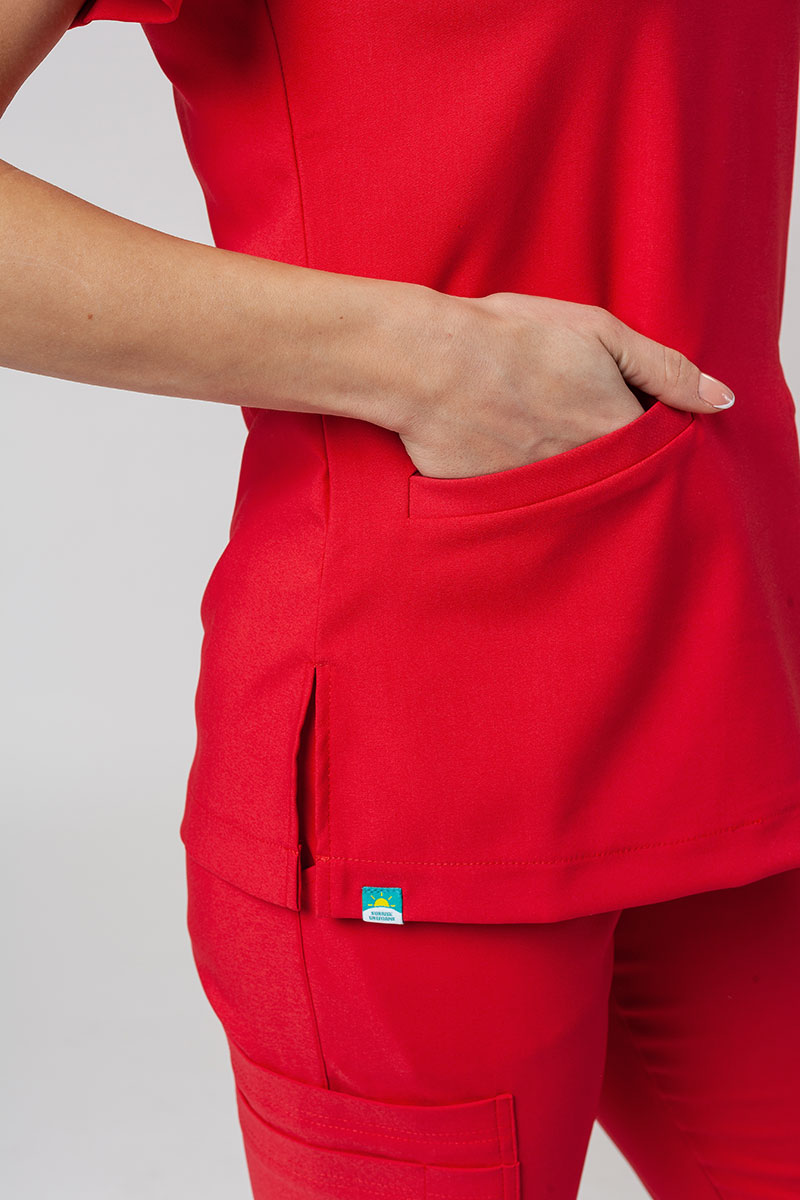 Lékařská souprava Sunrise Uniforms Premium (halena Joy, kalhoty Chill) červená-5