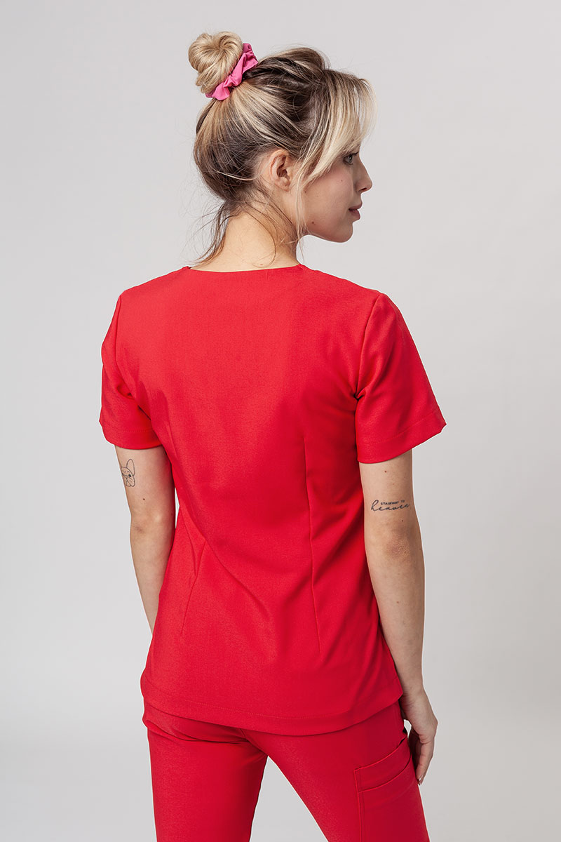 Lékařská souprava Sunrise Uniforms Premium (halena Joy, kalhoty Chill) červená-3