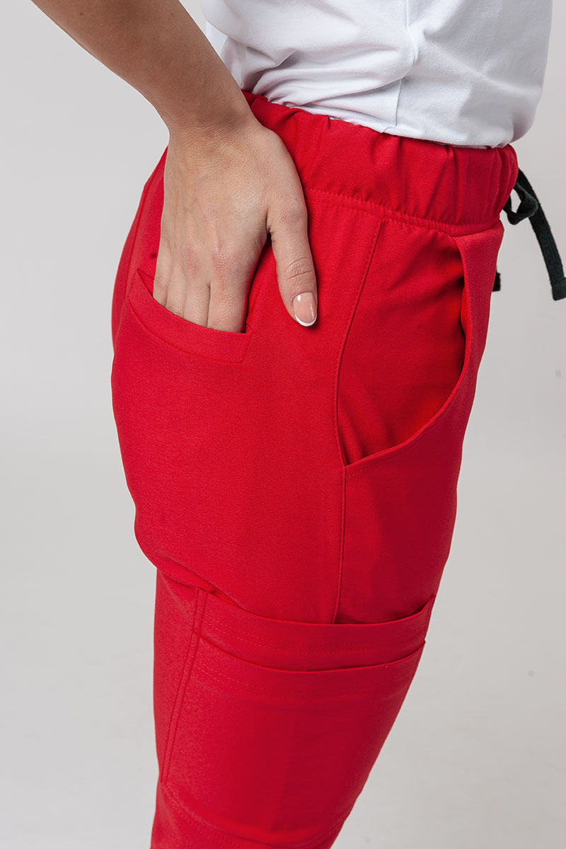 Lékařská souprava Sunrise Uniforms Premium (halena Joy, kalhoty Chill) červená-9