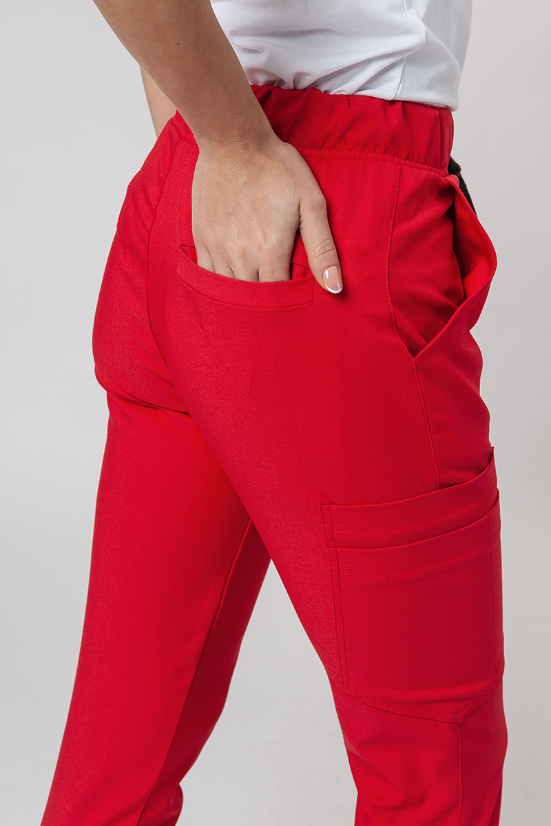 Lékařská souprava Sunrise Uniforms Premium (halena Joy, kalhoty Chill) červená-10
