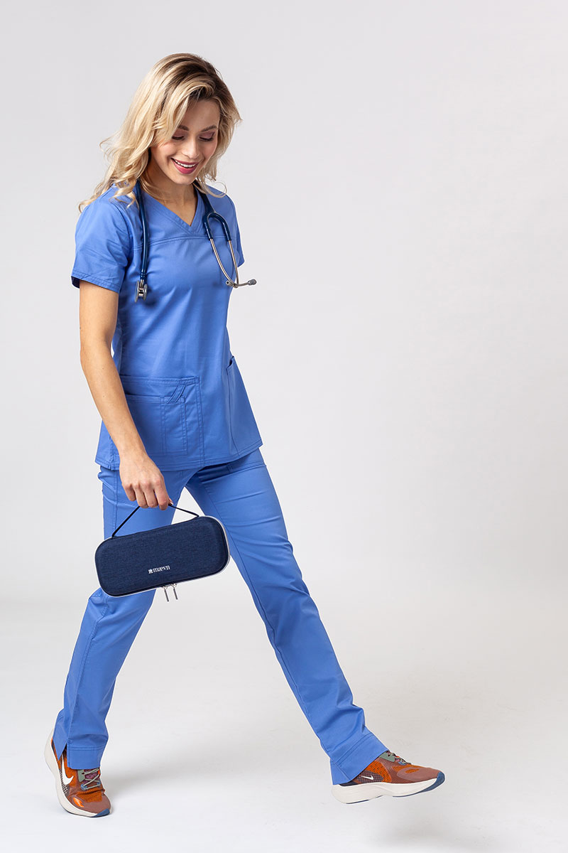Lékařská dámská souprava Cherokee Core Stretch (halena Core, kalhoty Mid Rise) klasicky modrá-6