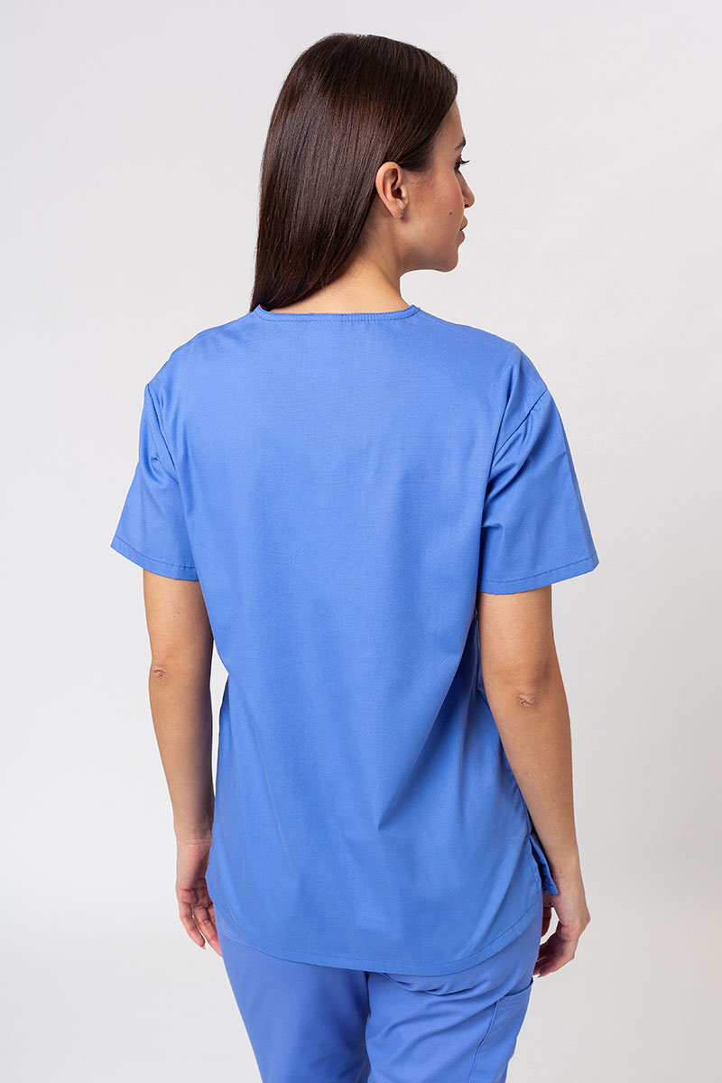 Lékařská dámská souprava Dickies EDS Signature Modern (halena V-neck, kalhoty Pull-on) klasicky modrá-3
