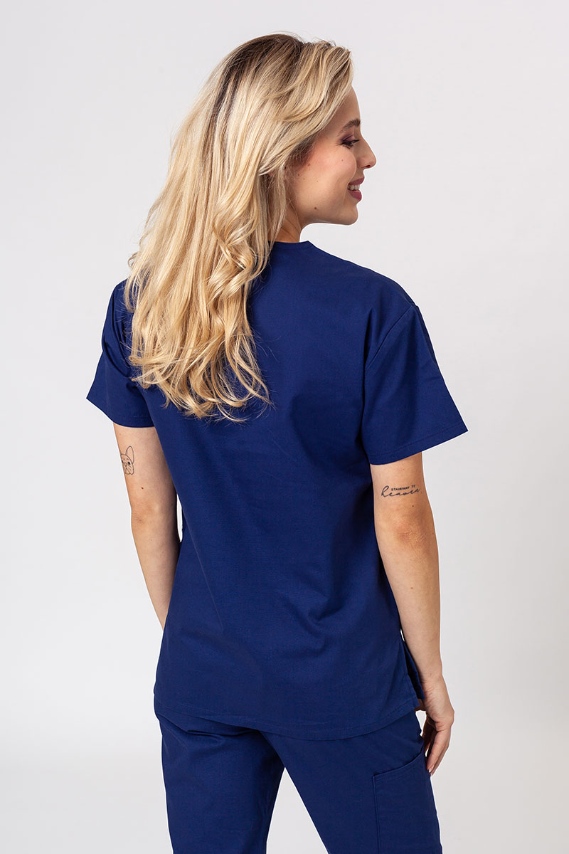 Lékařská dámská souprava Dickies EDS Signature Modern (halena V-neck, kalhoty Pull-on) námořnická modř-3