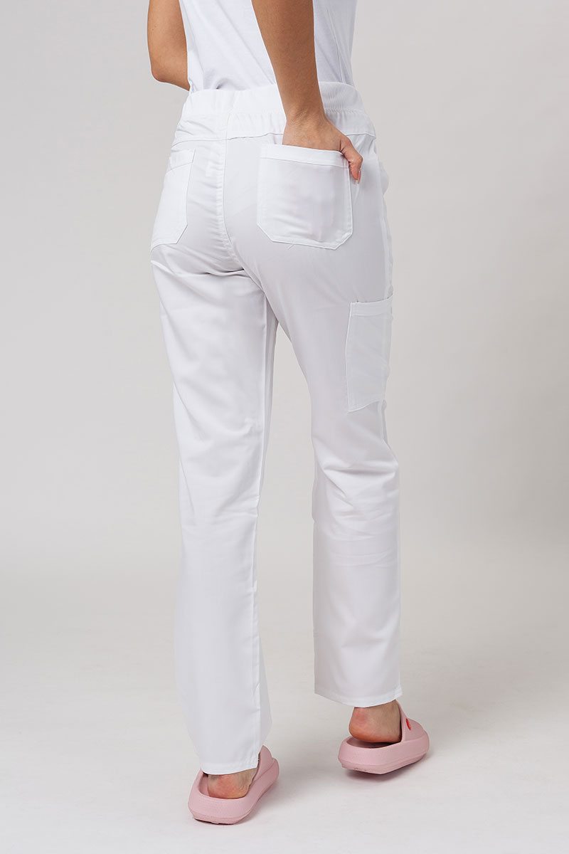 Lékařská dámská souprava Dickies Balance (bluza V-neck, spodnie Mid Rise) bílá-9