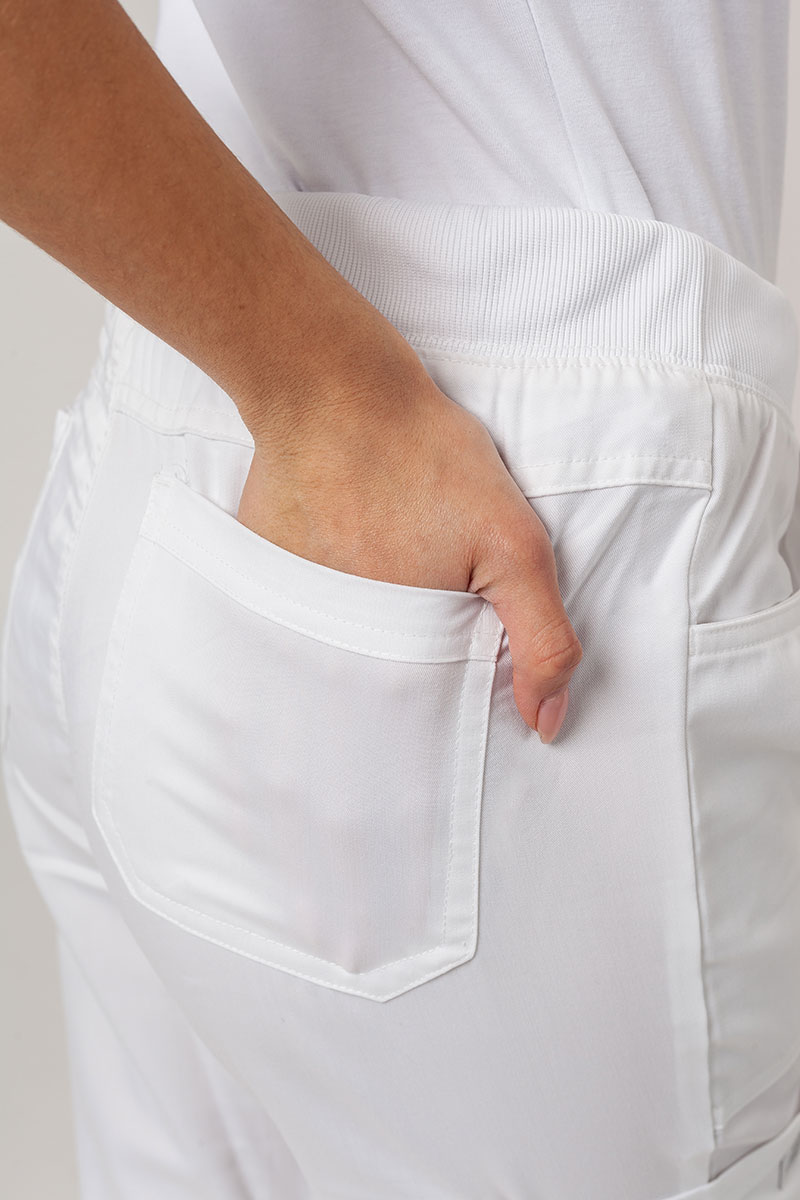 Lékařská dámská souprava Dickies Balance (bluza V-neck, spodnie Mid Rise) bílá-13
