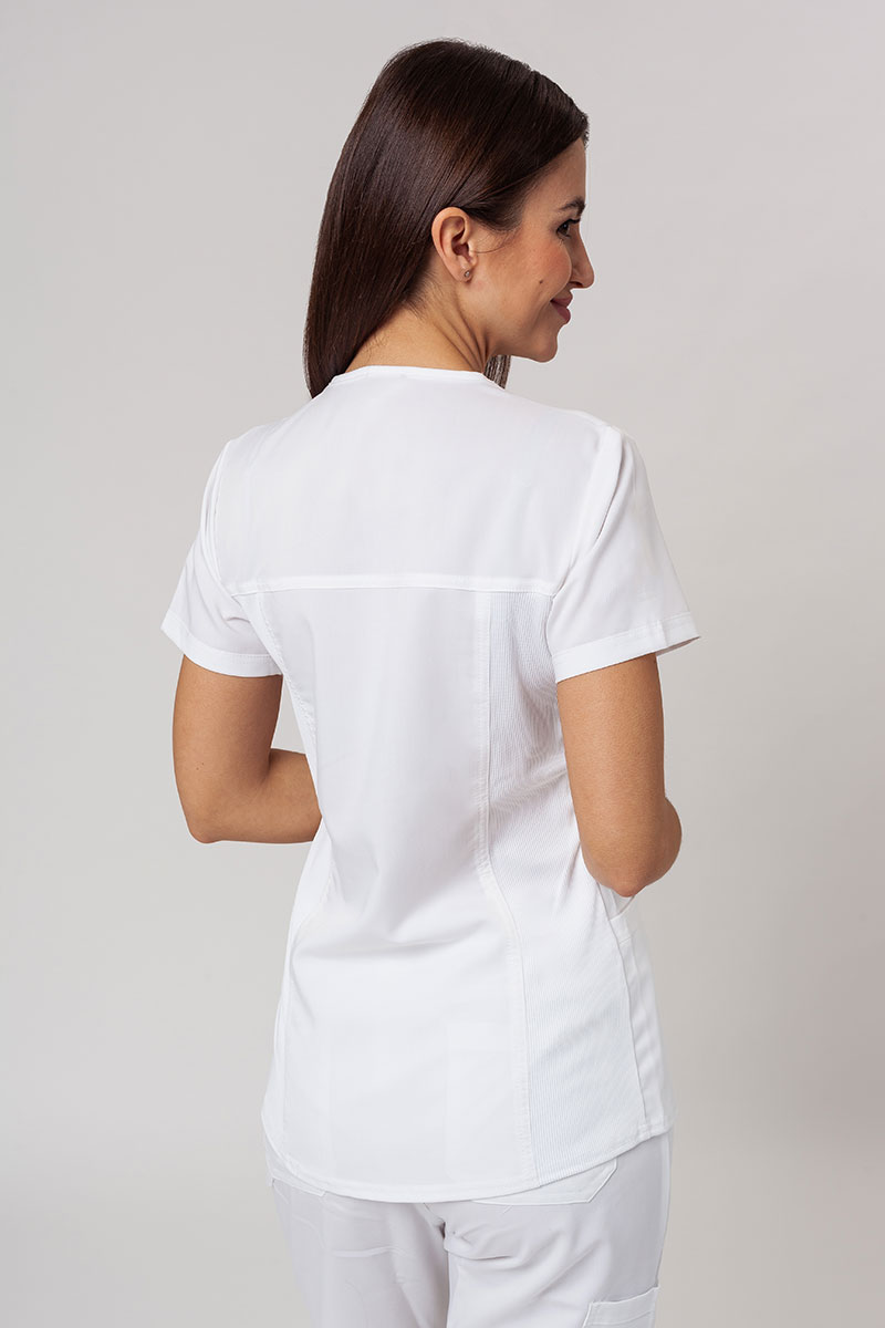 Lékařská dámská souprava Dickies Balance (bluza V-neck, spodnie Mid Rise) bílá-3